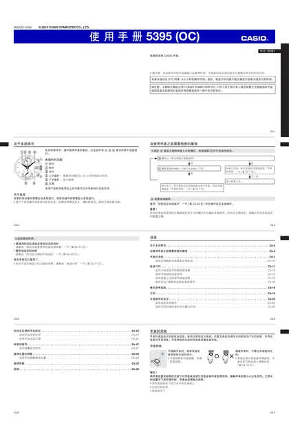 casio 卡西欧 5395